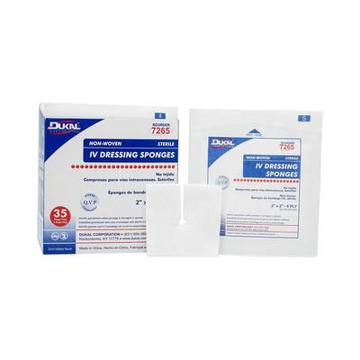 Dukal I.V. Sponge 2 X 2 Inch 6-Ply Sterile 2 per Pack (768873_BX)