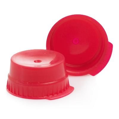 McKesson Tube Closure Polyethylene Snap Cap Red 16 mm For Use with 16 mm Blood Drawing Tubes, Glass Test Tubes, Plastic Culture Tubes NonSterile (1082