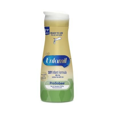 Enfamil ProSobee Infant Formula Unflavored 32 oz. Bottle Liquid Soy Lactose Intolerance (1152463_EA)