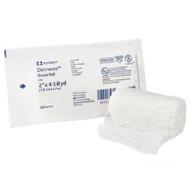 Dermacea Fluff Bandage Roll 3 Inch X 4-1/8 Yard 3-Ply Sterile 1 per Pouch (529112_CS)