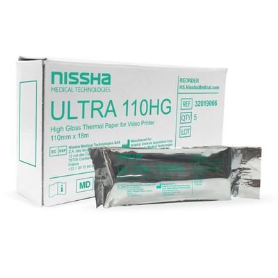 Nissha Ultrasound Video Paper Roll High Gloss Without Grid (1244831_BX)