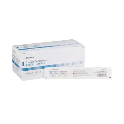 McKesson Tongue Depressor 5-1/2 Inch Length Wood Junior (854424_CS)