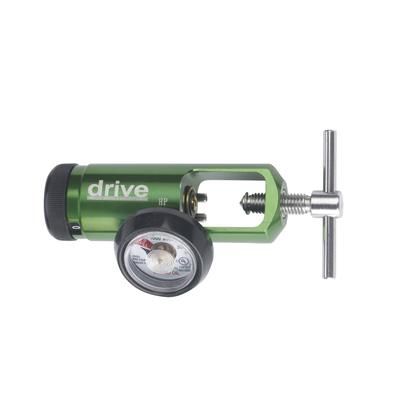 Drive Mini Oxygen Regulator Click Style 0 - 15 LPM Barb Outlet CGA-870 (851755_EA)