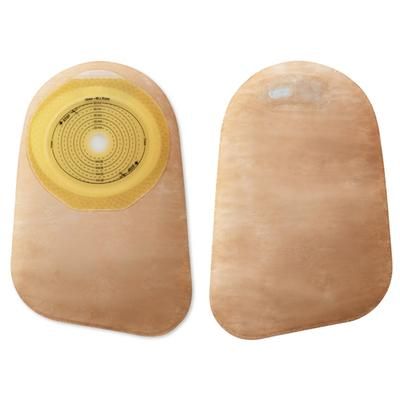 Premier Ostomy Pouch One-Piece System 9 Inch Length Flat, Pre-Cut 1 Inch Stoma Closed End (495233_BX)