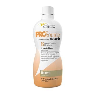 ProSource NoCarb Oral Supplement Neutral Flavor Liquid 30 oz. Bottle (747071_EA)