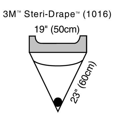 3M Steri-Drape Surgical Drape Irrigation Pouch 19 W X 23 L Inch Sterile (113533_CS)