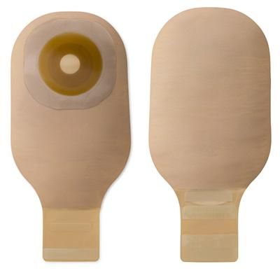 Premier Flextend Colostomy Pouch One-Piece System 12 Inch Length Flat, Pre-Cut 1 Inch Stoma Drainable (485643_BX)