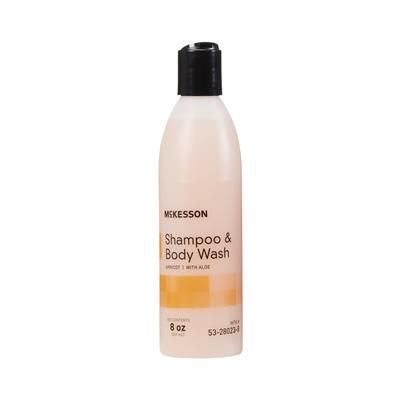 McKesson Shampoo and Body Wash 8 oz. Flip Top Bottle Apricot Scent (877031_CS)