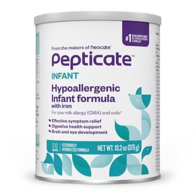 Pepticate Infant Formula Unflavored 13.2 oz. Can Powder Cow's Milk Allergy (1251155_EA)