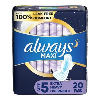 Always Maxi Feminine Pad Overnight Heavy Absorbency (785309_PK)