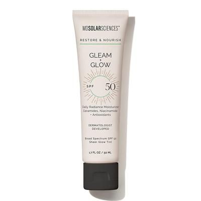 MDSolarsciences Gleam + Glow SPF50 Facial Moisturizer with Sunscreen 1.7 oz. Tube Scented Cream (1230944_EA)