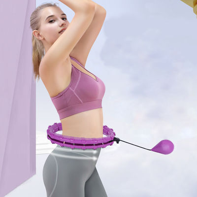 Smart Hula Hoop Adjustable Fitness & Calorie Burner | Perfect Gift For Fitness Enthusiasts Purple