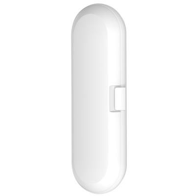Electric Toothbrush Case Portable Toothbrush Storage Case Travel Protective Cover Dust Proof Snap On Design Storage Tool white