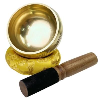 Miwayer Mini Tibetan Singing Bowl Handmade In Nepal Buddha Thumb Bowl For Meditation, Yoga, Stress Relief, And Healing 3 In Smooth