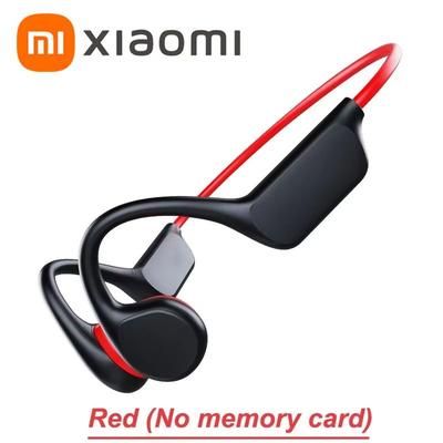 Xiaomi Bone Conduction Waterproof Headphones With Bluetooth 5.4 And 32GB MP3 Storage For Swimming And Sports black Red