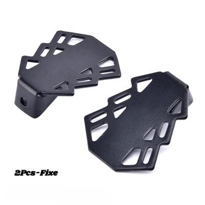 MTB Rear Seat Footrest, Durable Folding Footboard For Back Wheel, Non Slip Bike Pedals fixe