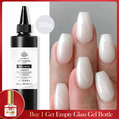 BORN PRETTY 10 In 1 Glue Gel Nail Polish With Rubber Base And Super Bright Top Coat acid freenail primer