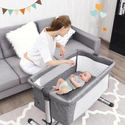 Travel Portable Baby Bed Side Sleeper, Bassinet Crib With Carrying Bag For Newborns Travel Portable Baby Bed Side Sleeper, Bassinet Crib With Carrying Bag For Newborns