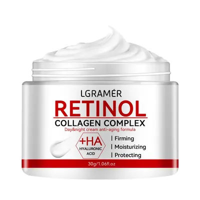 Retinol Lifting Firming Cream, Collagen Face Cream For Smooth Wrinkles, Moisturizer & Brighten Skin 30g