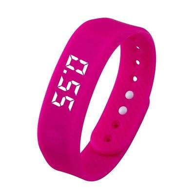 Multifunctional Fitness Bracelet With Waterproof Design, Sleep Tracker, And Smart Watch Features rose Red