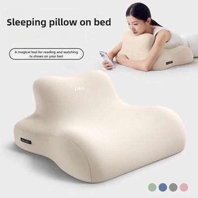 Multifunctional Prone Bed Pillow For Reading Gaming And Mobile Device Support f