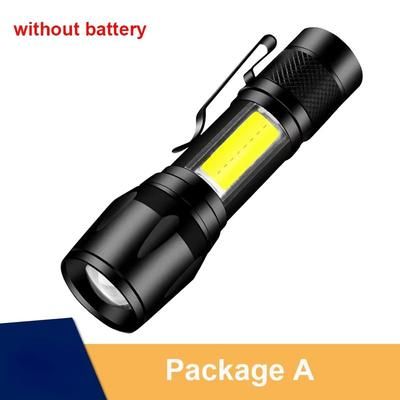 Ultra Bright Rechargeable LED Flashlight 100000 Lumen Tactical Torch With Zoom & Waterproof Design mini
