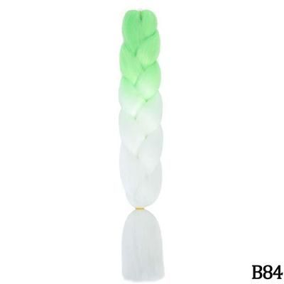 Jumbo Braids Extensions Synthetic Braiding Hair Kanekalon Afro Ombre Color Hair For Kids Children Crochet Twist Braid zitong b84 24inches