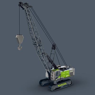 Heavy Duty Construction Toy Vehicles, Bulldozer, Truck, Excavator & Crane SetEducational Engineering Toys For Children crane
