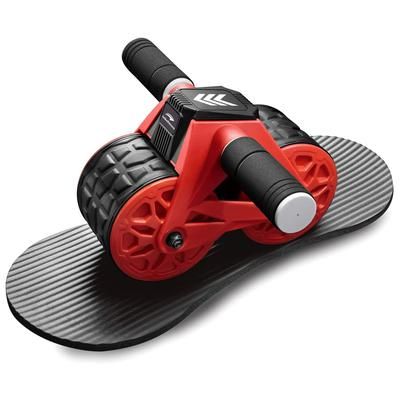 Ab Wheel Roller Automatic Core Muscle Trainer With Intelligent Display & Knee Pad Mat Ab Wheel Roller Automatic Core Muscle Trainer With Intelligent Display & Knee Pad Mat