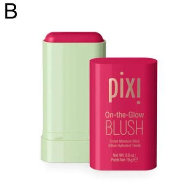 Waterproof Moisture Blusher Cream Long Lasting Shadow Blusher For Cheeks, Lips & Eyes ruby