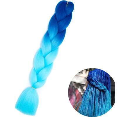 Jumbo Braid Hair Extensions, Ombre Kanekalon Synthetic Yaki Braids For Women, DIY Braiding Hair In Multiple Colors zitong a39 24inches