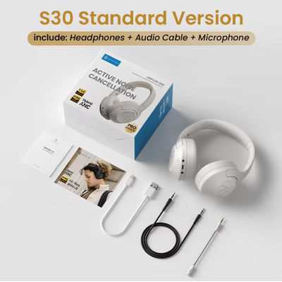 HAYLOU S30 Wireless Noise Cancelling Headphones With Bluetooth 5.4 And 80 Hour Battery Life standard Version w