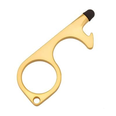 Anti Germ No Touch Key Touchless Hygiene Tool | Perfect Health & Safety Gift Gold