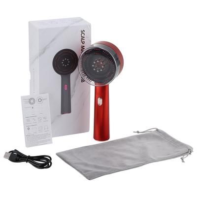 Hair Care Electric Vibration Massage Comb Red Light Therapy Scalp Brush & Liquid Oil Applicator For Hair Growth & Anti red