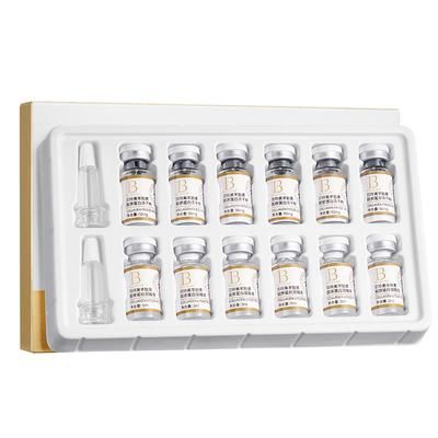 Facial Microneedling Serum Yeast Freeze Dried Powder Skin Care Set Anti Aging Peptides Essence To Shrink Pores, Brighten 12pcs Serum