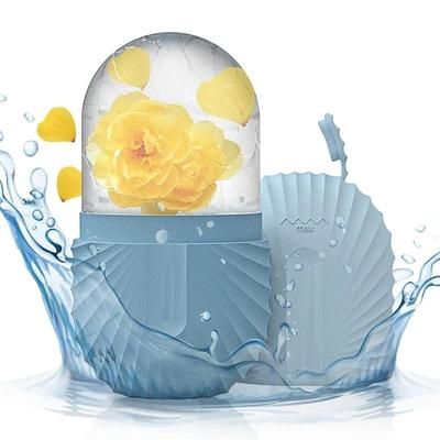 Ice Face Roller For Facial Puffiness And Pore Shrinking blue