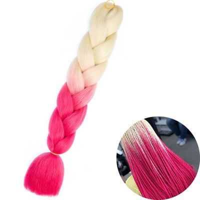 Jumbo Braid Hair Extensions, Ombre Kanekalon Synthetic Yaki Braids For Women, DIY Braiding Hair In Multiple Colors zitong b47 24inches