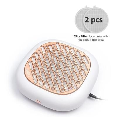 Super Suction Brushless Nail Dust Collector, Powerful Nail Dust Extractor & Manicure Vacuum Cleaner Fan rose