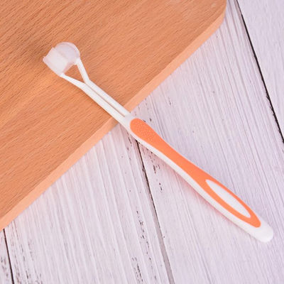Three Sided Sensory Toothbrush Ideal Gift For Children With Autism And Sensory Needs Orange