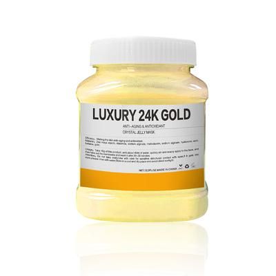 350g Hydrating 24K Gold Soft Mask Powder Rose Petal Crystal Jelly Mask Powder Skin Care 350g 24k Gold