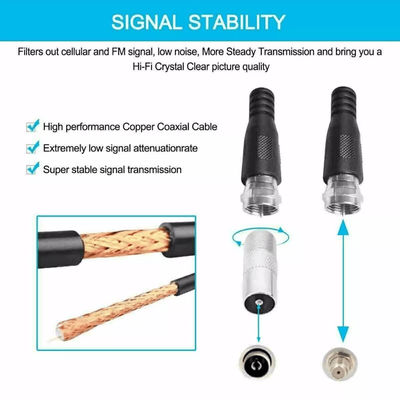 5600 Miles Digital TV Antenna Indoor HDTV Amplified Signal Booster 4K HD 1080P VHF UHF USB Powered Long Range Reception 5600 Miles Digital TV Antenna Indoor HDTV Amplified Signal Booster 4K HD 1080P VHF UHF USB Powered Long Range Reception