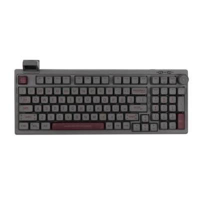 Wireless Mechanical Keyboard With Display And Gasket Mount epo Budgerigar deep Grey