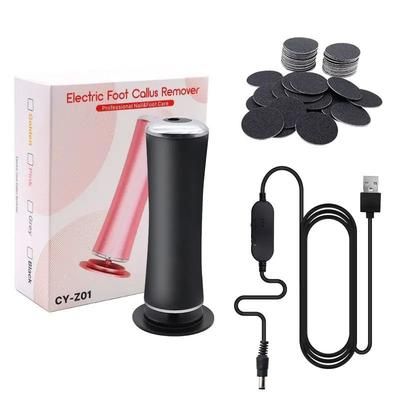 SoleSoothe Pro Electric Foot Callus Remover With 60 Replacement Discs black