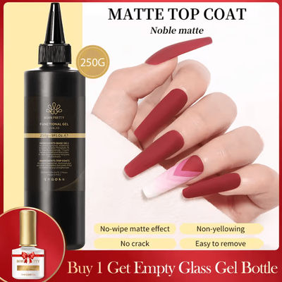 BORN PRETTY 10 In 1 Glue Gel Nail Polish With Rubber Base And Super Bright Top Coat super Top Coat