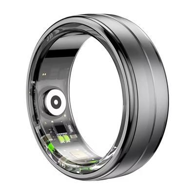 Smart Fitness Ring Waterproof Heart Rate Blood Oxygen Tracker 12 black