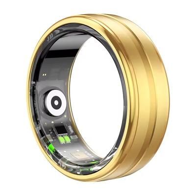 Waterproof Smart Fitness Ring With Heart Rate And Blood Oxygen Monitor 9 gold