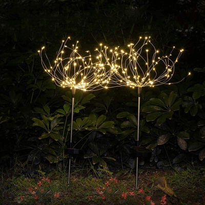 Outdoor Solar Sparkler Lights Waterproof & Easy Installation For Gardens And Events Warm White