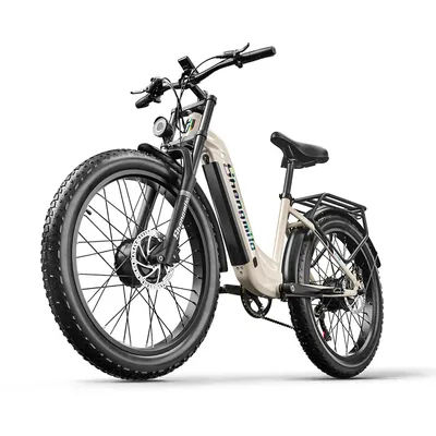 Shengmilo S700 Adult Men's Electric Bike 2*1000W Dual Motor Mountain E Bike 48V 17.5AH 26 Inch Fat Tires All-Terrain E Bicycle
