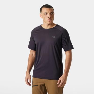 Helly Hansen Men's Trail Short Sleeve T-shirt Purple XL