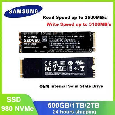 SAMSUNG 980 SSD NVMe M.2 Internal Solid State Disk Hard Drive 250GB 500GB 1TB 2TB TLC PCIe 4.0 SSD Laptop Desktop disco duro